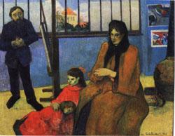Paul Gauguin The Studio of Schuffenecker(The Schuffenecker Family) Germany oil painting art